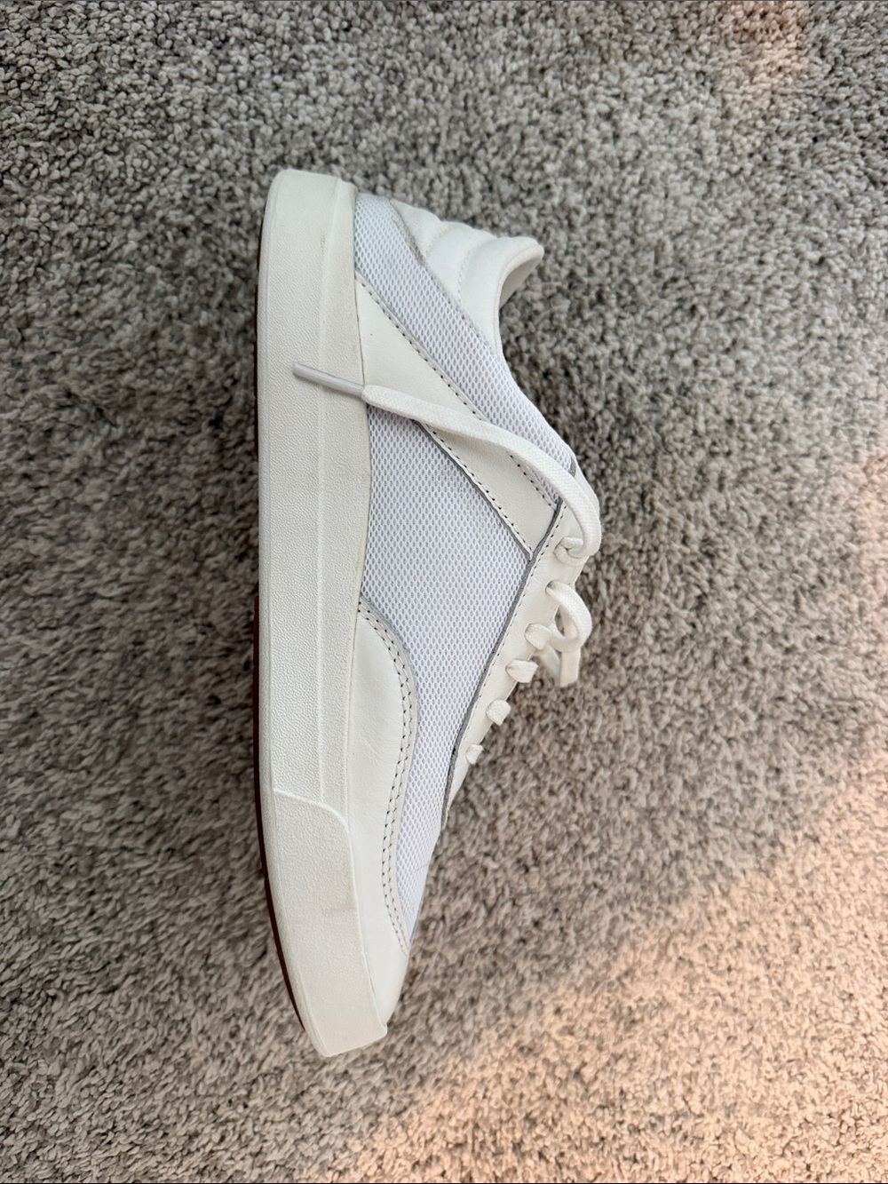 OluKai Women's White Mesh Low-Top Sneakers